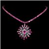 Image 2 : Natural Stunning  Pink Topaz Necklace