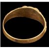 Image 2 : Gold Ring with Double Hearts, Size 4-1/4, S.S. Central America Treasure [146643]