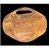 Image 2 : Brass Luggage Tag NY to SAN Fo via Panama #5725 [153313]
