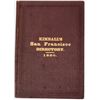 Image 2 : Kimball's San Francisco Directory, 1850 (1890 reprint) [157165]