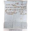 Image 2 : 1850 Stampless Cover About California Gold Sent to Philadelphia Mint [155384]