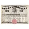 Image 1 : City of Sonora, California Gold Rush Bond [155363]