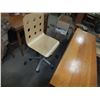 Image 2 : Wooden Desk & Chair