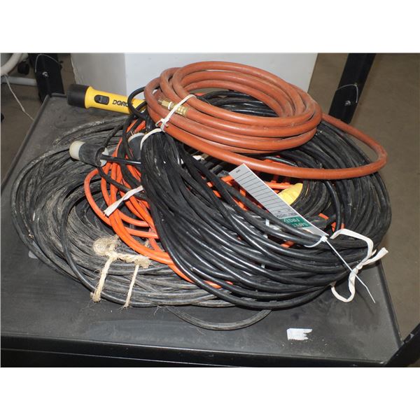 Air Hose & $ Extension Cords