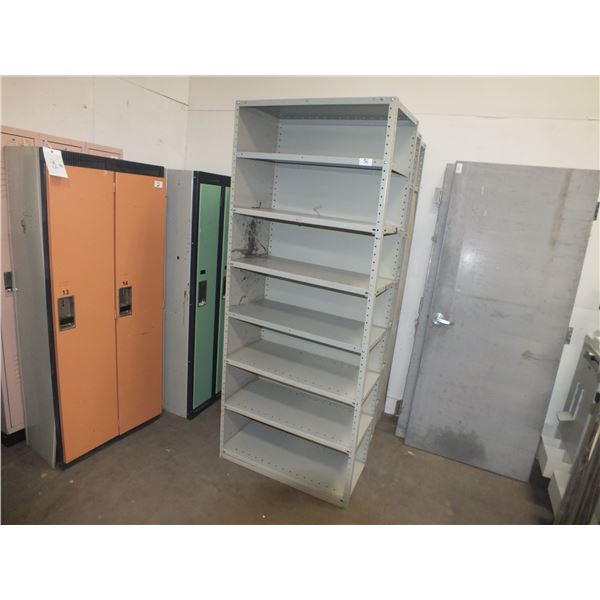 3 Metal Storage Shelves