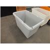 Image 3 : 2 Heavy Duty Plastic Linen Bins