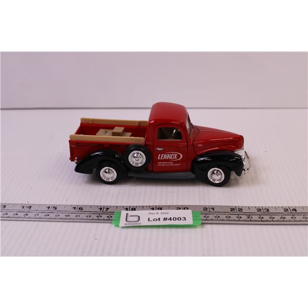 1940 Ford Pick-up w/ Lennox Advertising 1/24 Scale Diecast