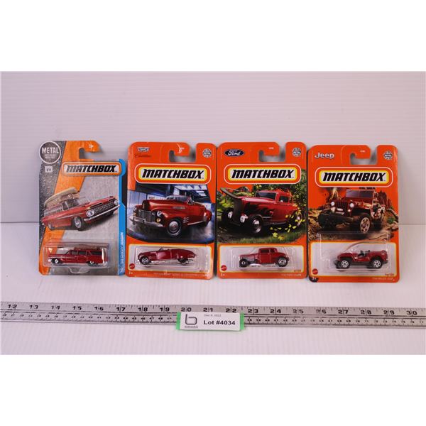 (4) Matchbox Cars (sealed)