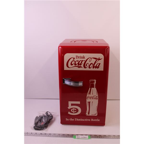 Small Coca-Cola Cooler w/ Car and Wall Plug in