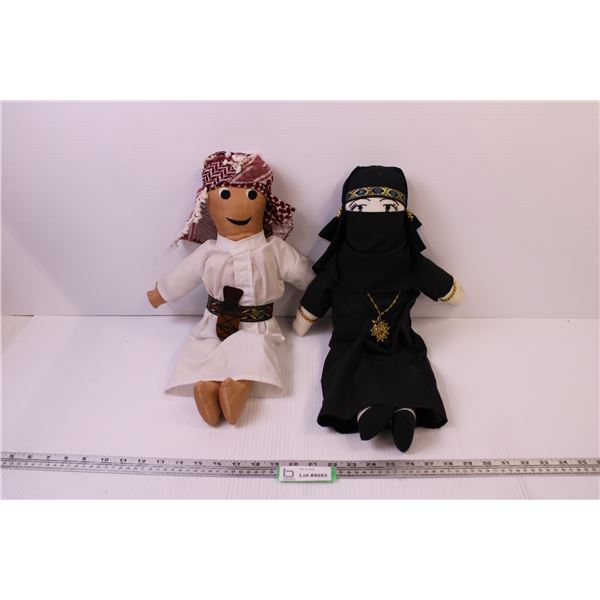 (2) Middle Eastern Dolls