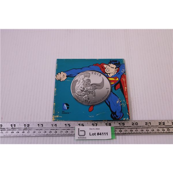 RCM 2015 Superman $20 Coin (Non Magnetic)