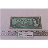 Image 1 : 1954 Canadian $1 Bill