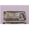 Image 2 : (2) 1973 Canadian $1 Bills