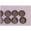 Image 3 : (10) Canadian 50 Cent Pieces (Dates between 1969-85)