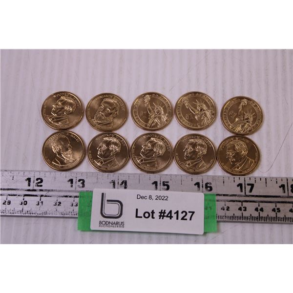 (10) US $1 Coins