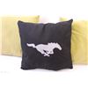 Image 2 : *(3) Decorative Pillows (One with Mustang Logo)