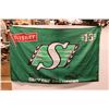 Image 4 : Sask Roughrider Flag, Pilsner Flag, and Canada Flag