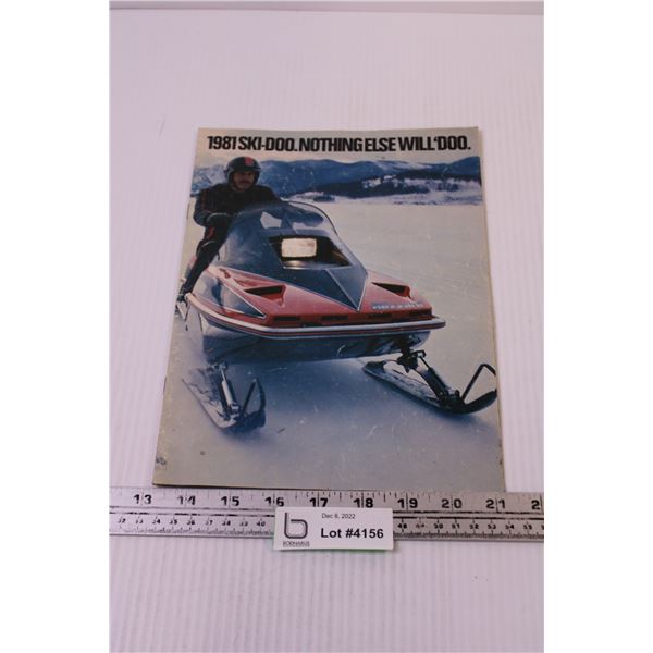1981 Ski-doo Booklet