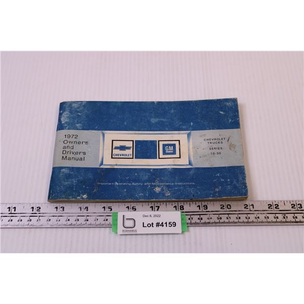 1972 GM/Chevrolet Owner’s Manual (Chevrolet Trucks Series 10-30)