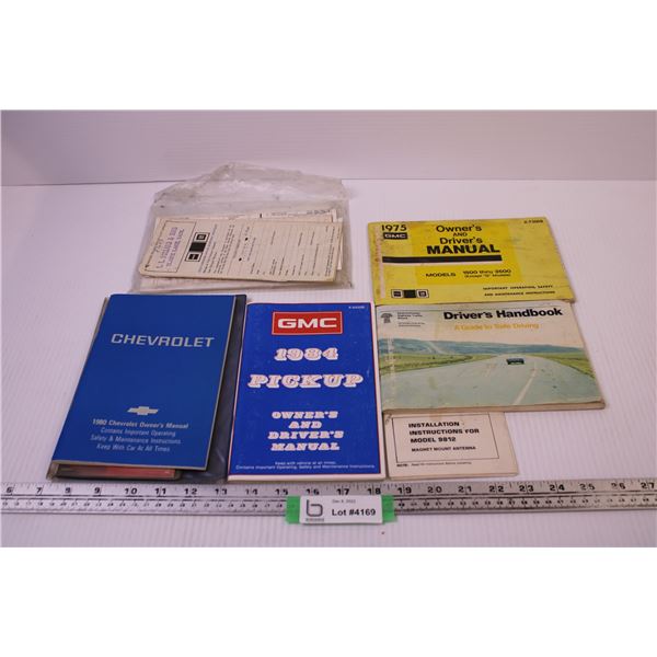 (3) Assorted Manuals + Driver’s Handbook and Misc Papers