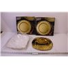 Image 1 : (8) Godinger Brass Plated Serving Plates