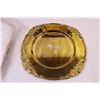 Image 2 : (8) Godinger Brass Plated Serving Plates