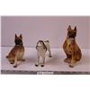 Image 1 : (3) Decorative Dog Figurines