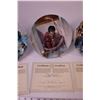 Image 3 : (5) Dominion China Collectible Hockey Themed Plates w/ 5 Stands and Certificates