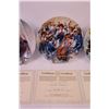 Image 4 : (5) Dominion China Collectible Hockey Themed Plates w/ 5 Stands and Certificates