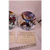 Image 6 : (5) Dominion China Collectible Hockey Themed Plates w/ 5 Stands and Certificates