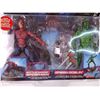 Image 2 : Spiderman Action Figures-Battle Ravaged Spider Man & Green Goblin