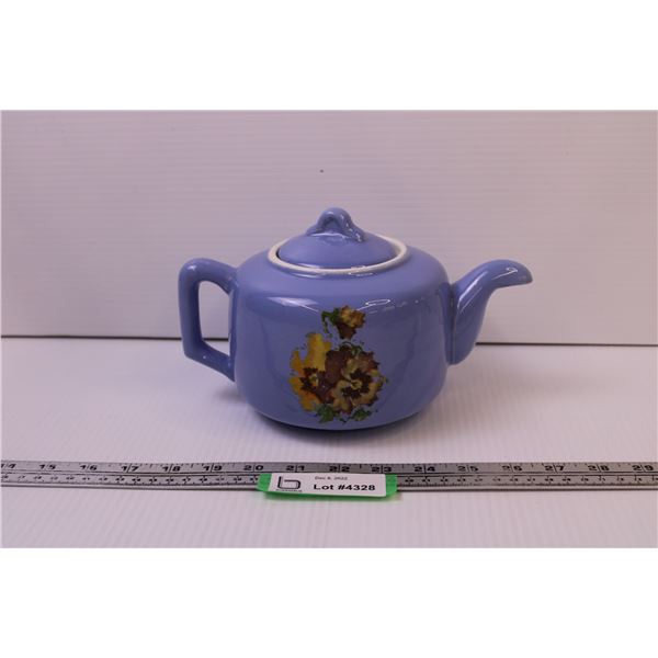 Medicine Hat “Sleepy Indian” Stoneware Teapot