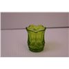 Image 2 : (3) Collectible Coloured Glass Toothpick Holders