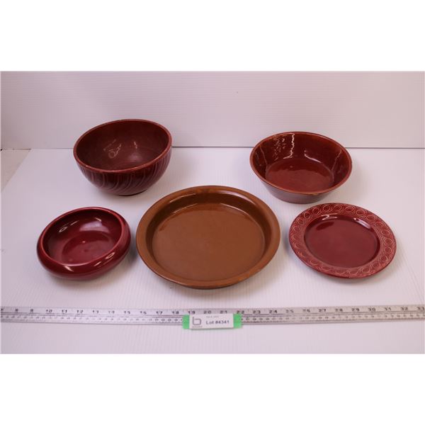 (5) Pieces of Medalta Stoneware