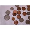 Image 2 : Baggie of Assorted Foreign Coins + (3) Rolls of High Luster Pennies