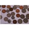 Image 3 : Baggie of Assorted Foreign Coins + (3) Rolls of High Luster Pennies