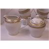 Image 2 : Alpine Cuisine Tea Set (Tea Pot, Cream & Sugar, and (5) Cups w/ (6)Saucers