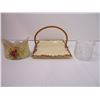 Image 3 : (2) Cups and Saucers,Serving Tray and misc.