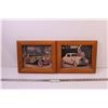 Image 1 : (2) Framed “3D” Car Prints