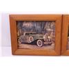 Image 2 : (2) Framed “3D” Car Prints