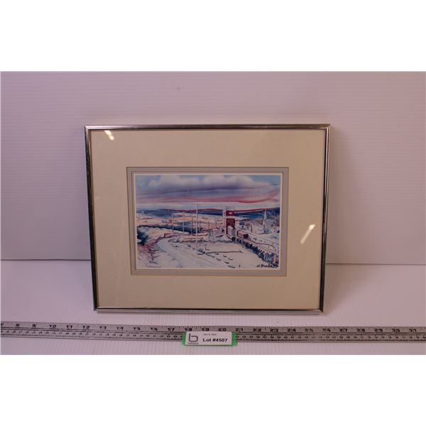 Framed Watercolour (N. Broda)