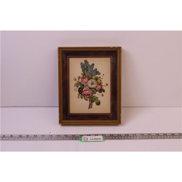 Framed Flower Print