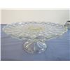 Image 4 : (2) Glass Bowls - (3) Plates (1) Cake Stand (looks reglued)