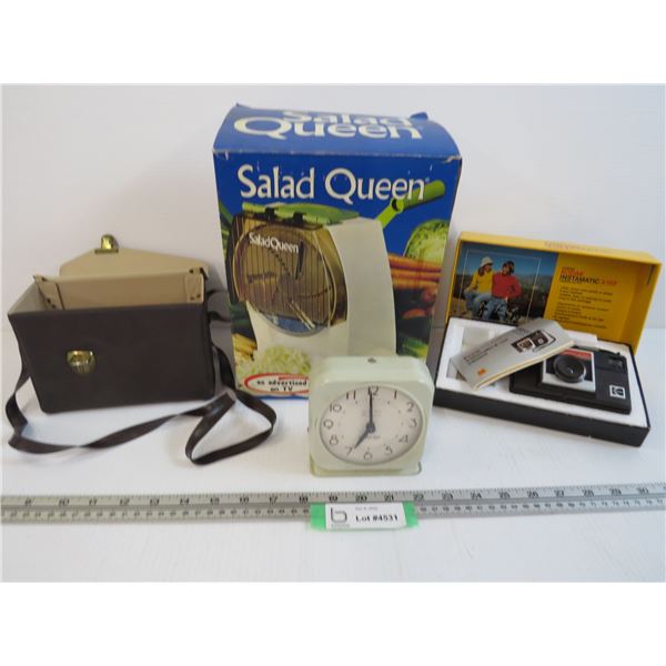 Westclox Alarm Clock - Kodak Instamatic - Empty Case - Salad Queen