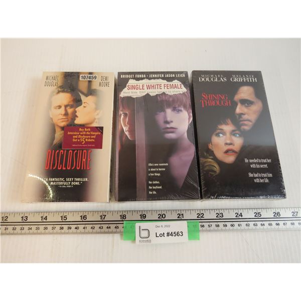 (3) VHS Tapes