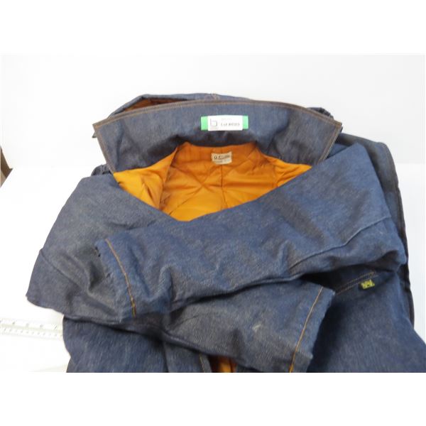 Action West Denim Overalls (size Large)