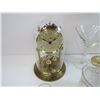 Image 2 : Glass Dome Clock - Candle Holder - Assorted Glassware