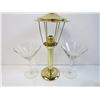 Image 3 : Glass Dome Clock - Candle Holder - Assorted Glassware
