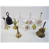 Image 4 : (2) Decanters - Ceramic Bells - Ornaments