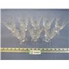 Image 1 : (8) Pinwheel Crystal Glasses